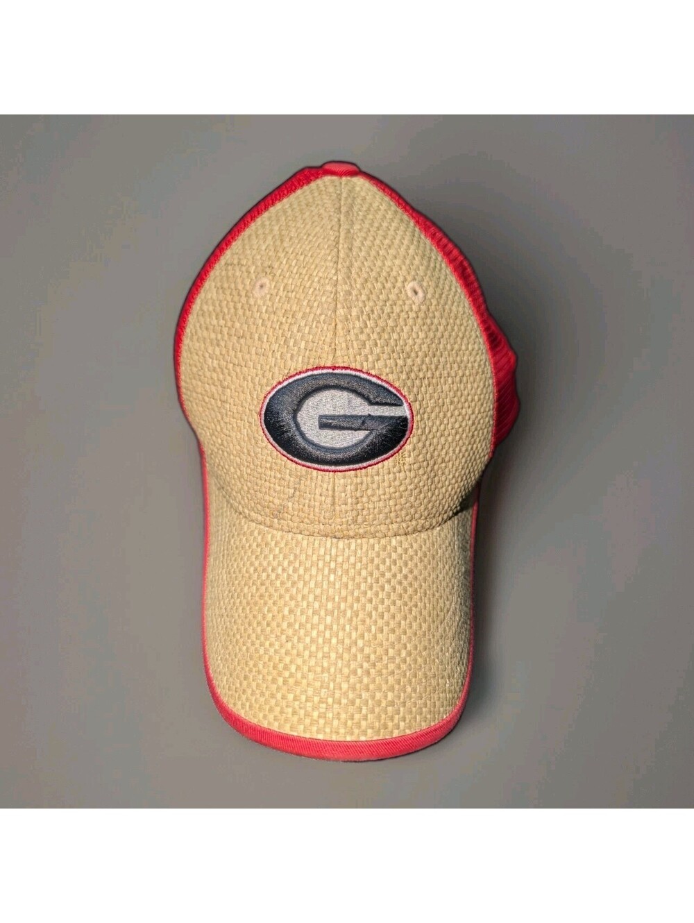 Georgia Bulldogs Nike Team Trucker Hat Red Straw